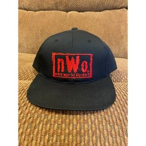 Vintage 1998 NWO New World Order Wrestling Snapback Hat